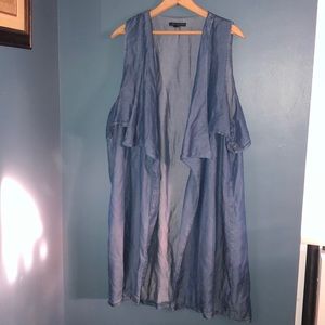 Signature Studios Blue Jean Vest/Jacket